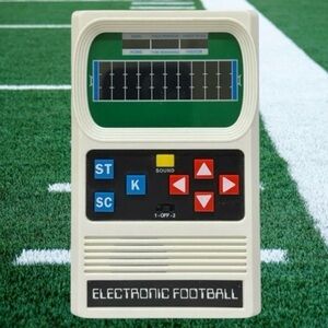 Mattel Electronic Football Game - Cream